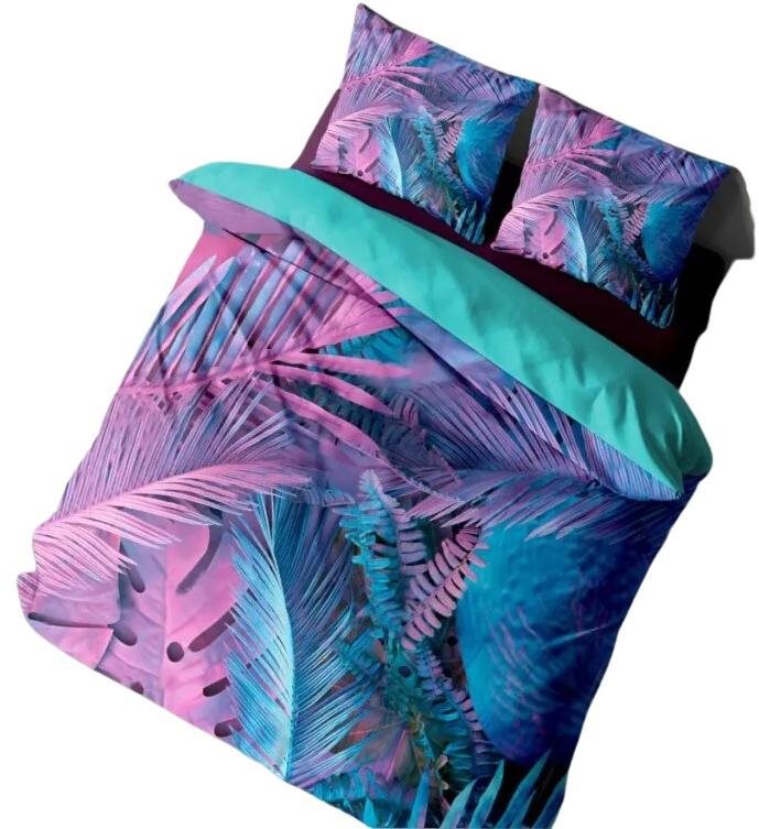 Brotex Moderní 3D povlečení 140 × 200, 70 × 90, Paradise pink...
