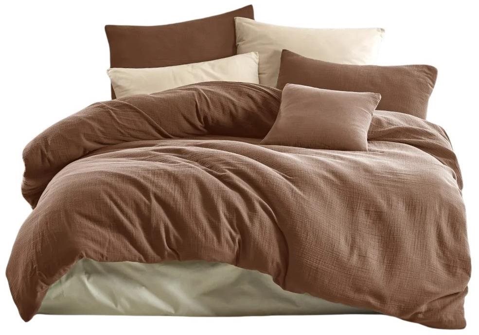 Brotex Mušelínové prodloužené povlečení 140 × 220, 70 × 90 cm,...