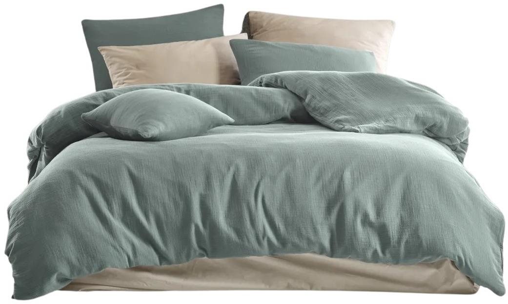 Brotex Mušelínové predĺžené obliečky 140 × 220, 70 × 90 cm, mint...