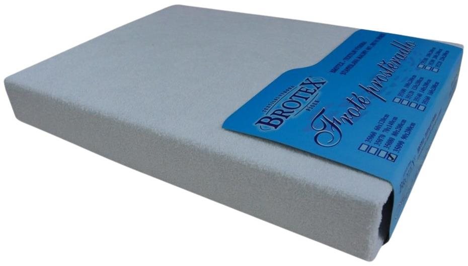 Brotex Froté prestieradlo biele, 80 × 200 cm Plachta na posteľ