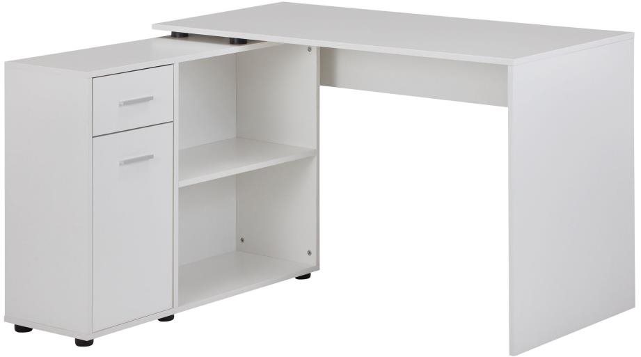 BRÜXXI Buero, 120 cm, biely Písací stôl