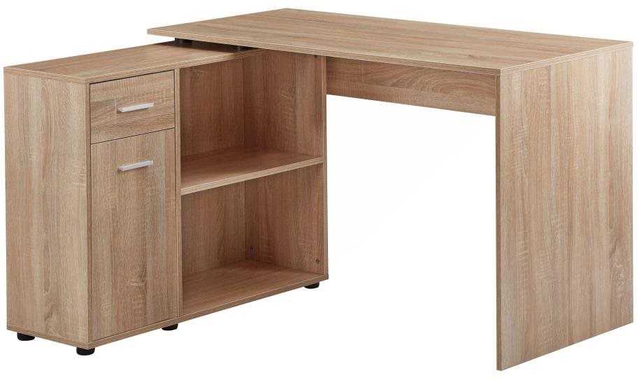 BRÜXXI Buero, 120 cm, hnedý Písací stôl