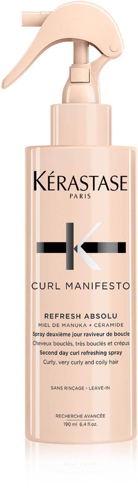 KÉRASTASE Curl Manifesto Refresh Absolu Styling spray hullámos és...