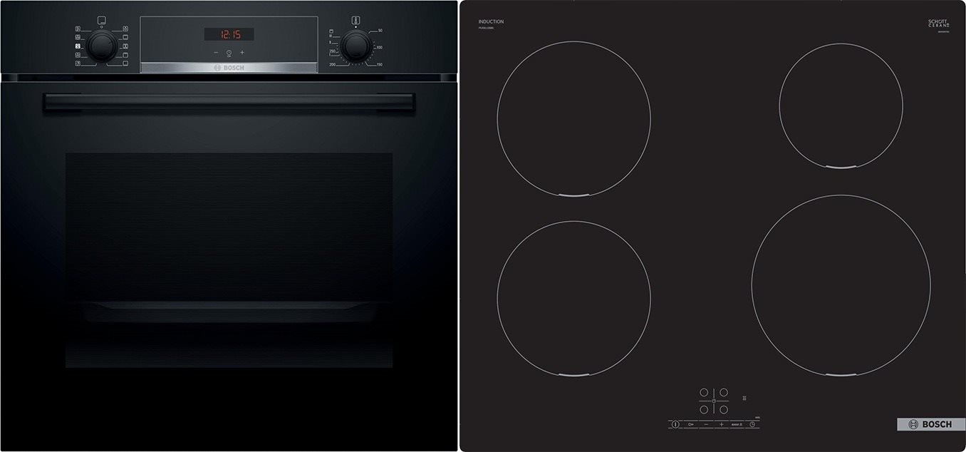 BOSCH HRA534EB0 + BOSCH PUE611BB5E Set rúra a varná doska