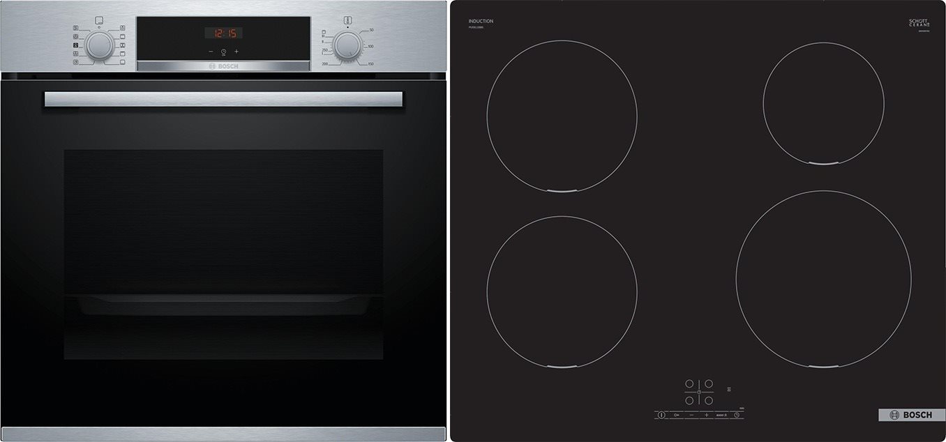 BOSCH HRA534ES0 + BOSCH PUE611BB5E Set rúra a varná doska