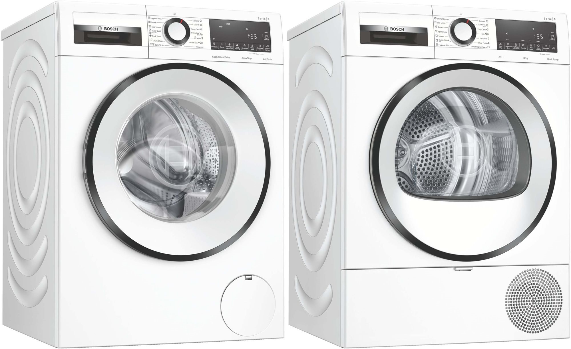 BOSCH WGG24201BY + BOSCH WQG233D0BY Set práčka a sušička