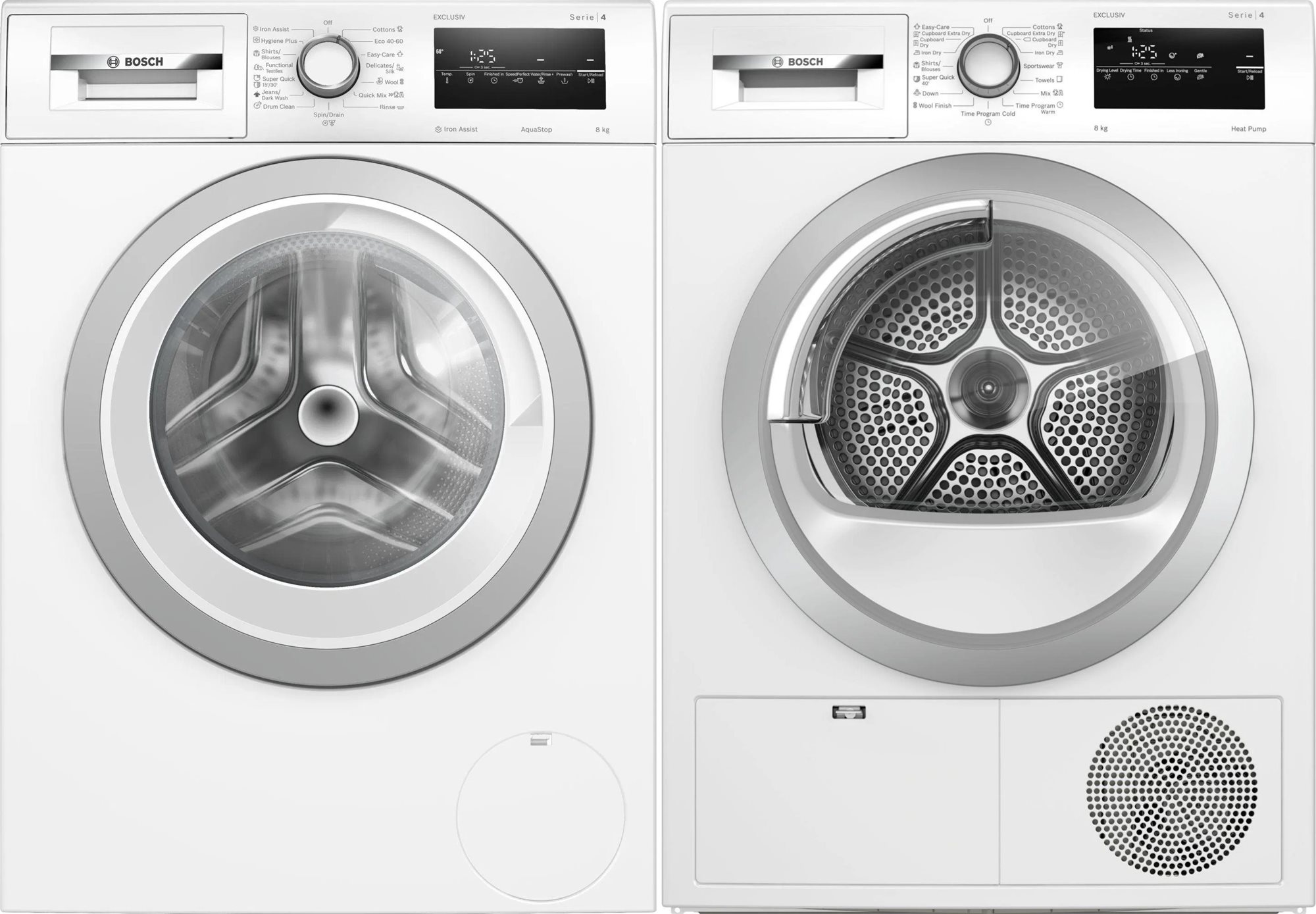 BOSCH WAN24293BY Serie 4 + BOSCH WTH85292BY Mosógép és szárítógép...
