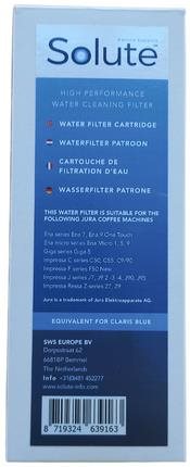Solute filtr pro automatické kávovary Jura (Claris Blue) Filtr do...
