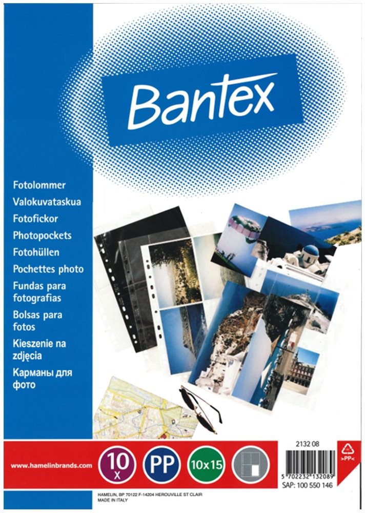 Bantex A4/100, na foto 10 × 15 cm – balenie 10 ks Euroobal