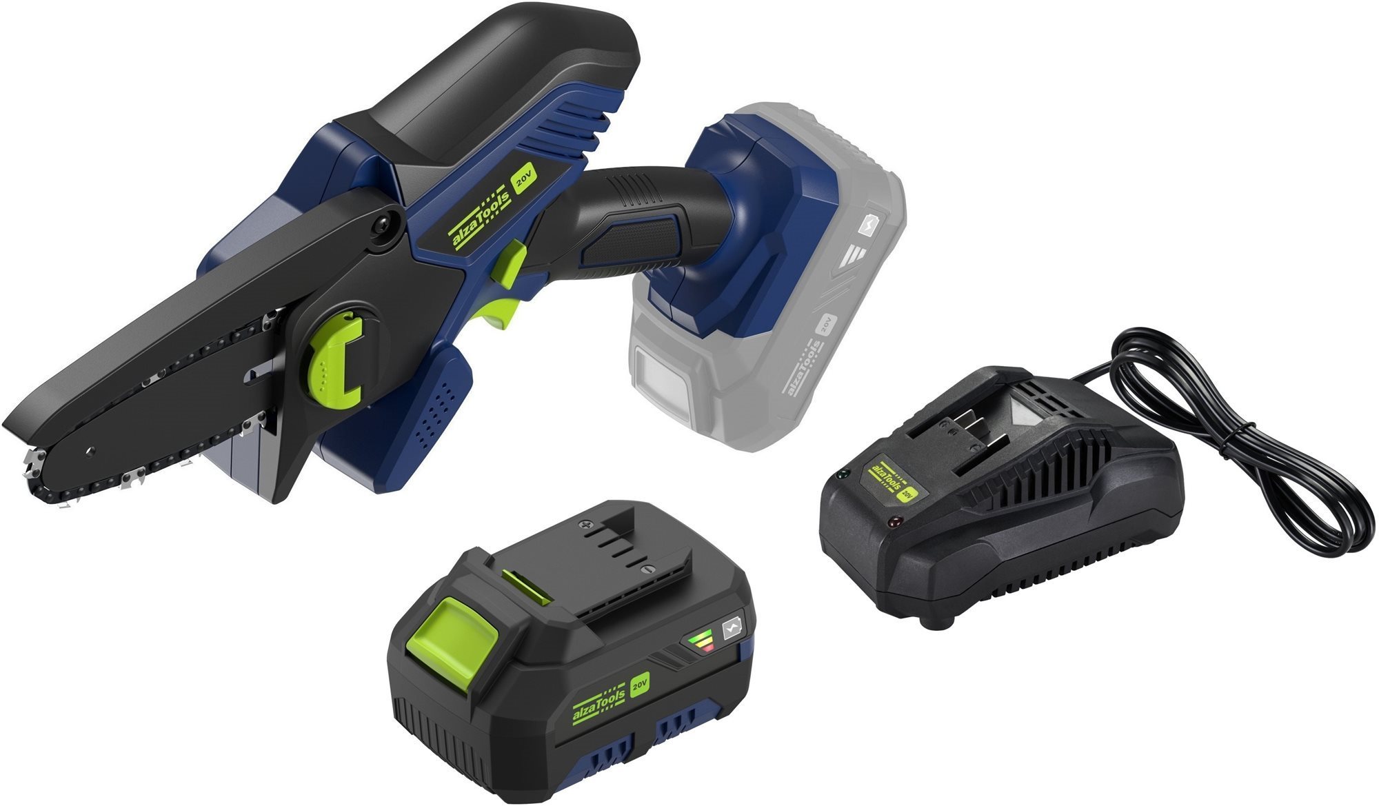 AlzaTools CMCHS20V BatteryONE 20V + 3,5 A nabíjačka + 4 Ah batéria...