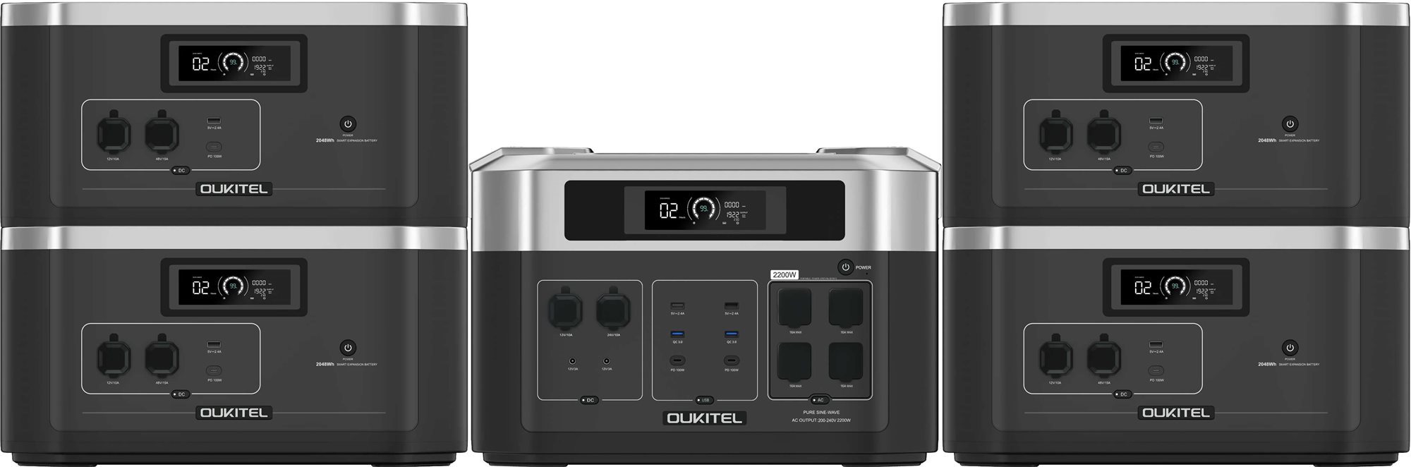 Oukitel Energy Kit 10240 Wh Ladestation