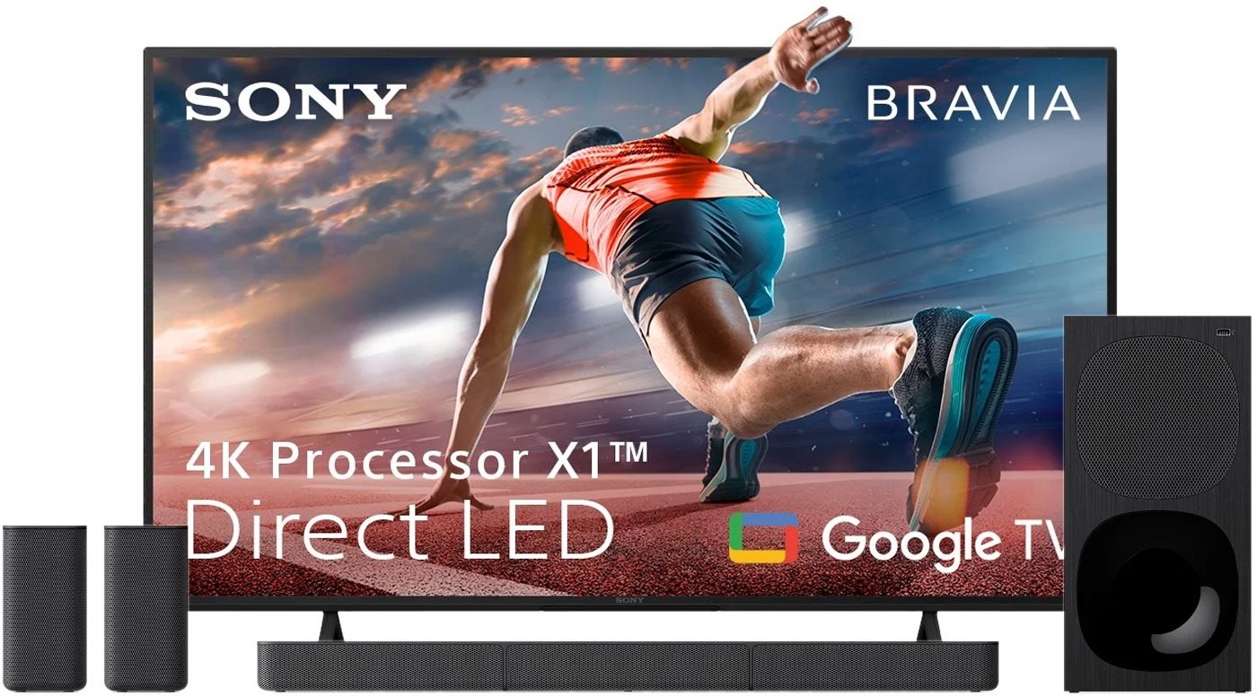 50" Sony Bravia XR-50X90S + Sony HT-S20R Set