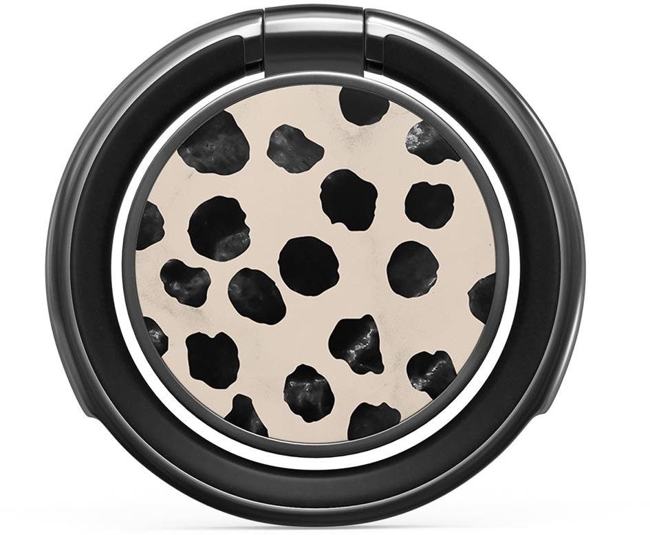 Burga Almond Latte Gunmetal Ringholder Handyhalterung