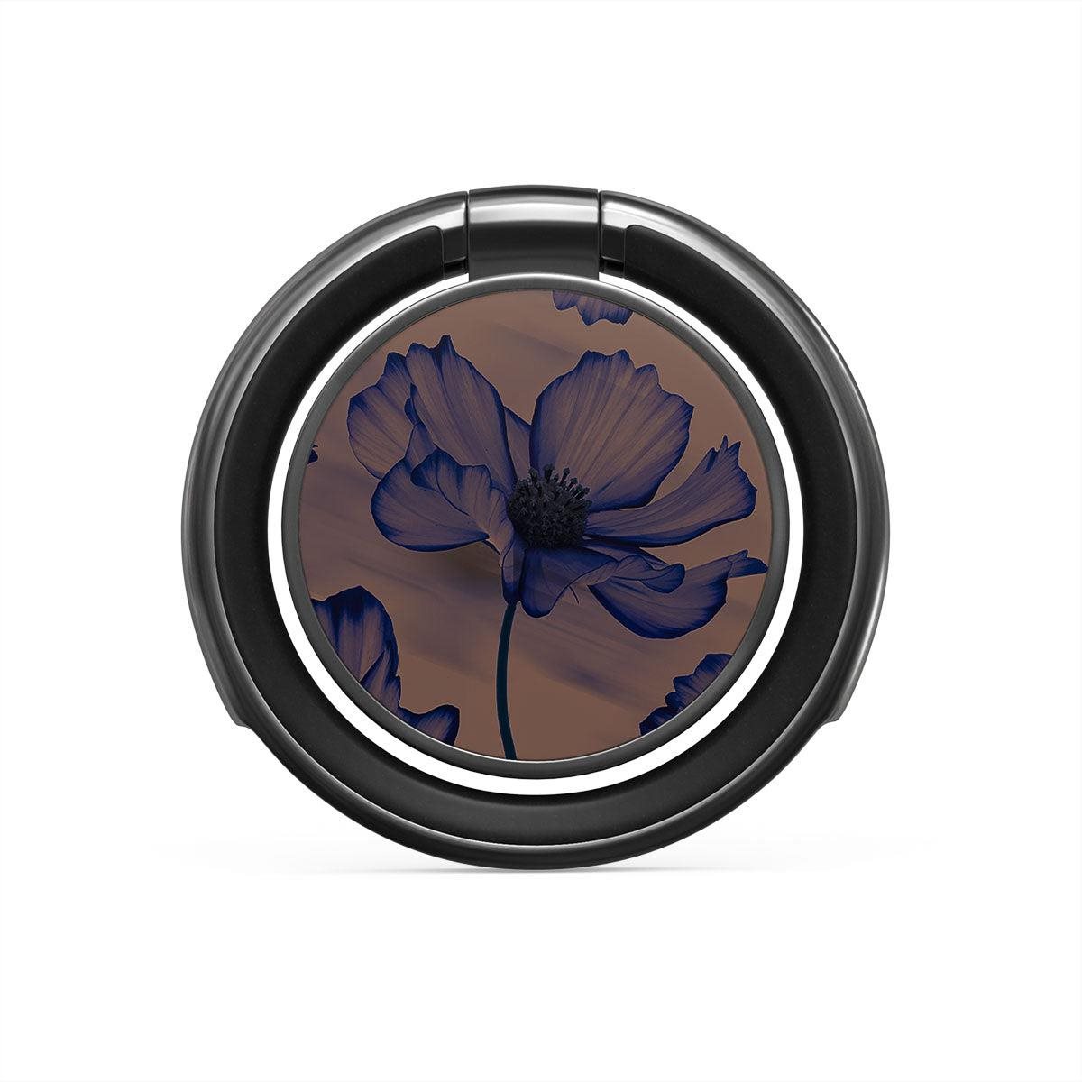 Burga Velvet Night Gunmetal Ringholder Handyhalterung