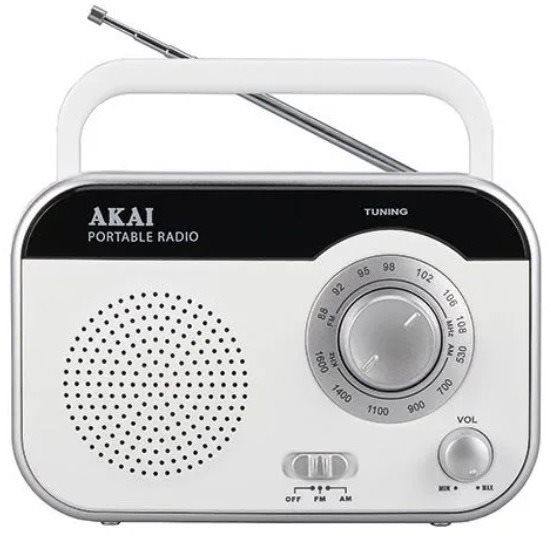 AKAI PR003A-410 WHITE Rádio