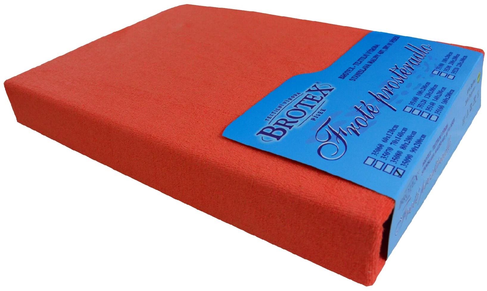 Brotex Froté plachta do postieľky 60 × 120 cm, terra, detské...