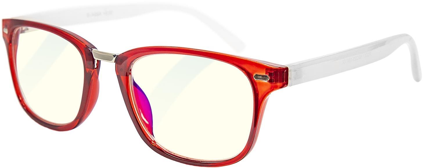 GLASSA Blue Light Blocking Glasses PCG 01, dioptrie: +1.00 červená...