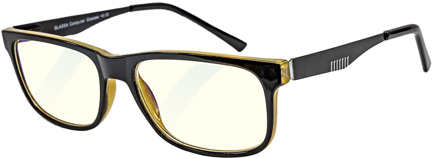 GLASSA Blue Light Blocking Glasses PCG 02, dioptrie: +4.00 hnedá...