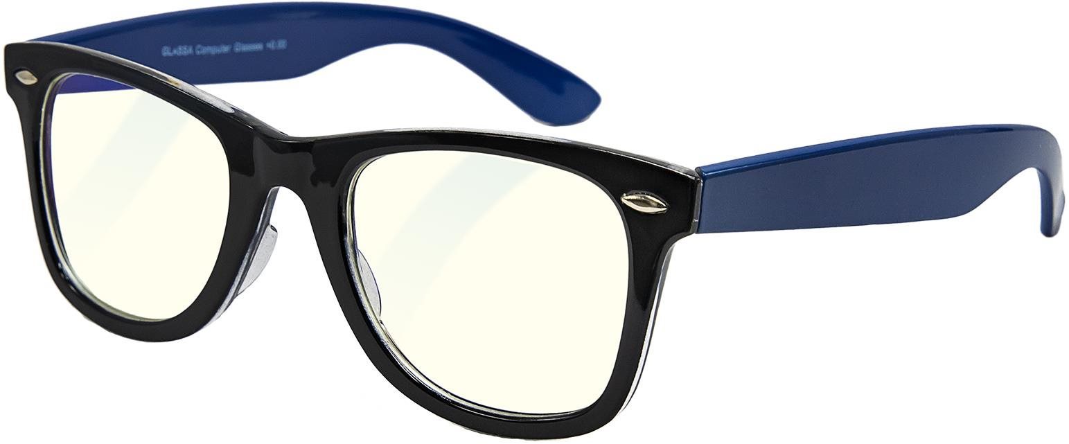 GLASSA Blue Light Blocking Glasses PCG 04, dioptrie: +3.00, modrá...