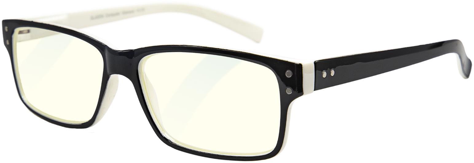 GLASSA Blue Light Blocking Glasses PCG 05, dioptrie: +4.00 biela...