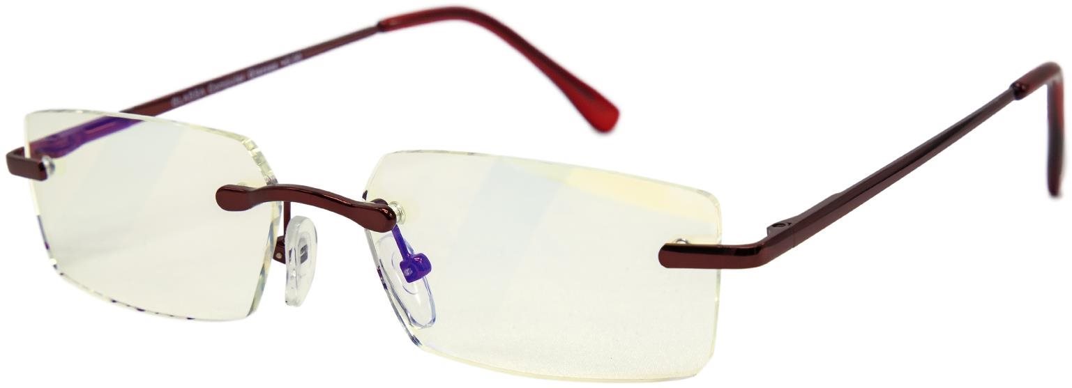 GLASSA Blue Light Blocking Glasses PCG 06, dioptrie: +1.50 červená...