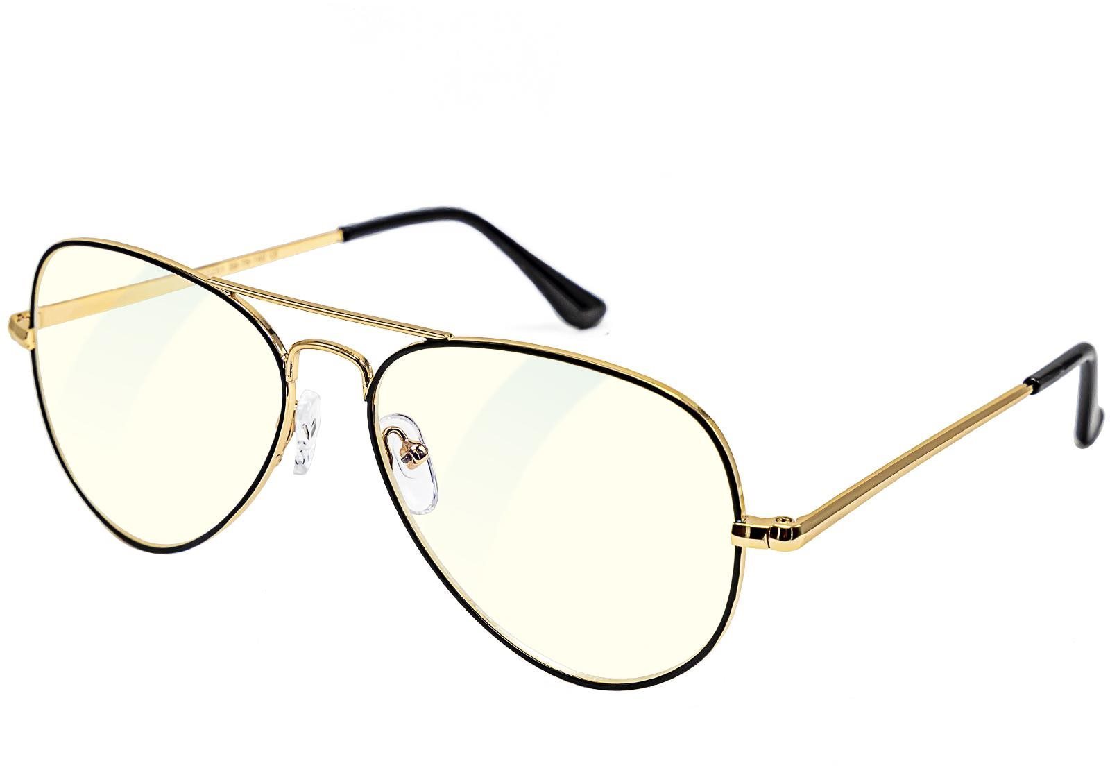 GLASSA Blue Light Blocking Glasses PCG 09, dioptrie: +3.00 čierno...