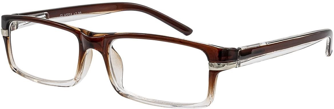 GLASSA brýle na čtení G 308, +1,00 dio, hnědá Brýle