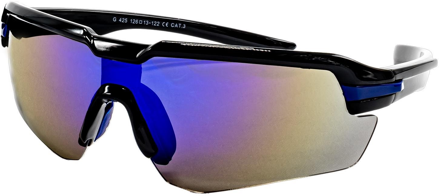 GLASSA Polarized PG 425 čierno-modré, modré sklo Slnečné okuliare