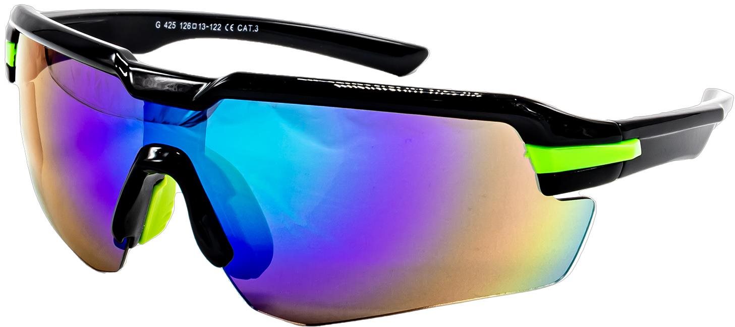 GLASSA Polarized PG 425 čierno-zelené, zelené sklo Slnečné okuliare
