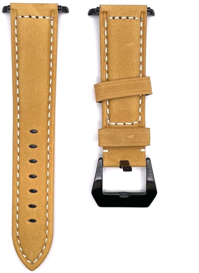 BStrap Leather Lux na Apple Watch 38 mm/40 mm/41 mm, black/brown...