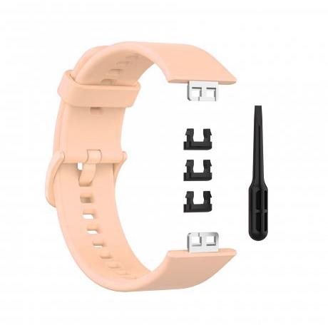 BStrap Silicone na Huawei Watch Fit, sand pink Remienok na hodinky