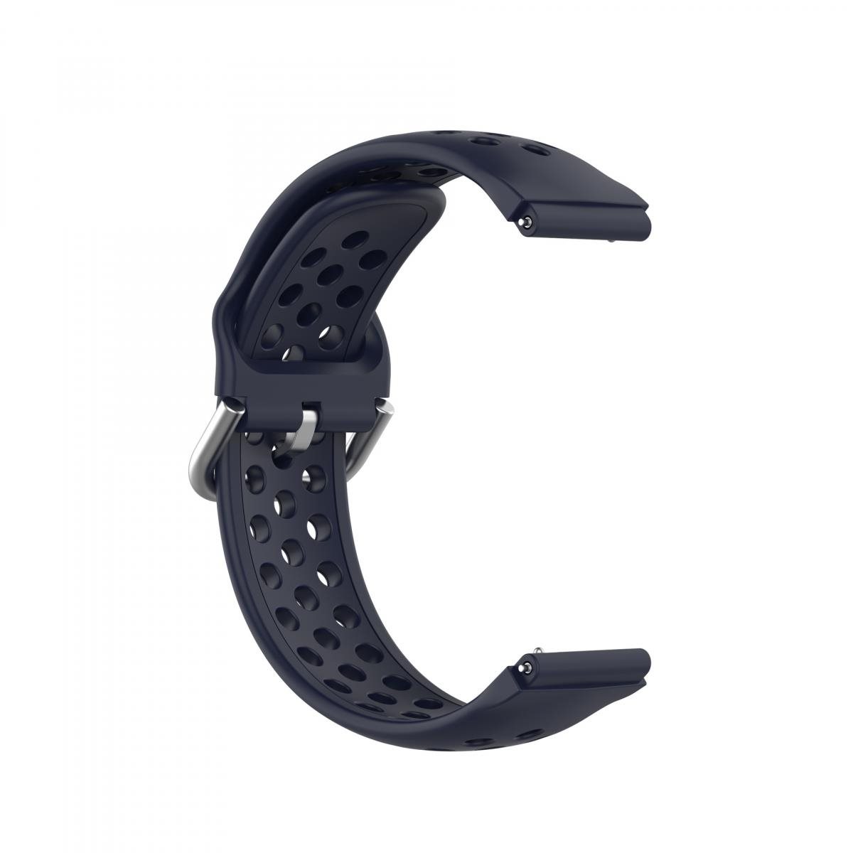 BStrap Silicone Dots Universal Quick Release 18 mm, dark blue...