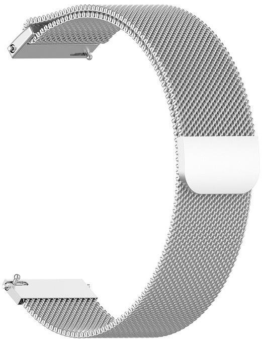 BStrap Milanese Universal Quick Release 18 mm, silver Remienok na...