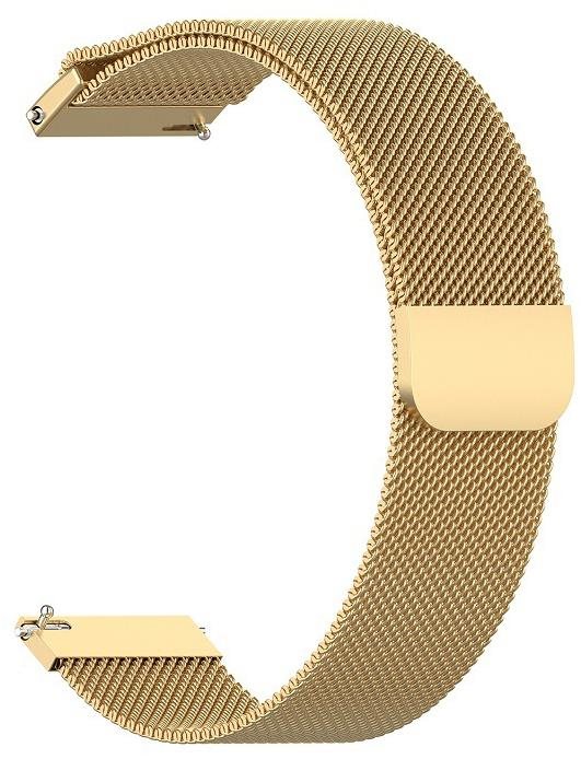 BStrap Milanese Universal Quick Release 18 mm, gold Remienok na...