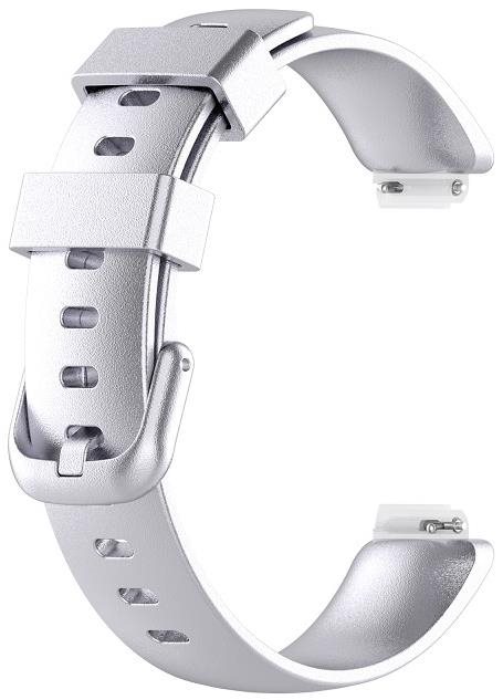 BStrap Silicone na Fitbit Inspire 2, silver Remienok na hodinky