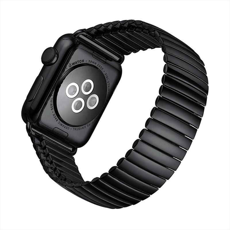 BStrap Stainless Steel na Apple Watch 38 mm/40 mm/41 mm, black...