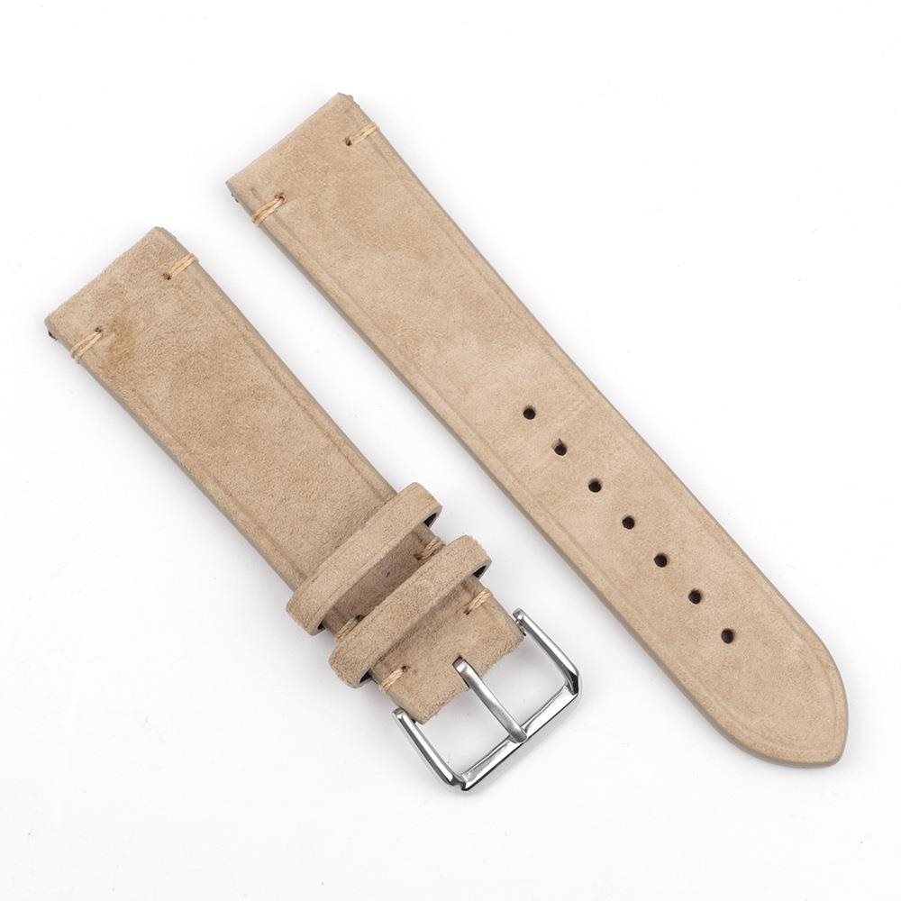 BStrap Suede Leather Universal Quick Release 18 mm, beige Remienok...