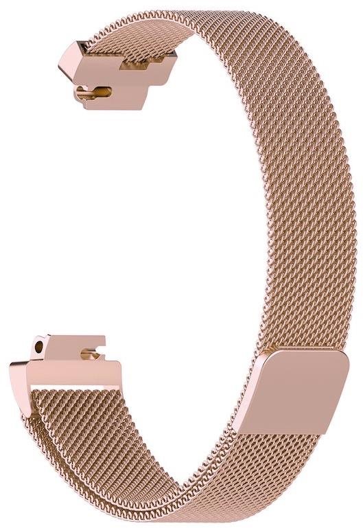 BStrap Milanese na Fitbit Inspire rose gold, veľkosť S Remienok na...
