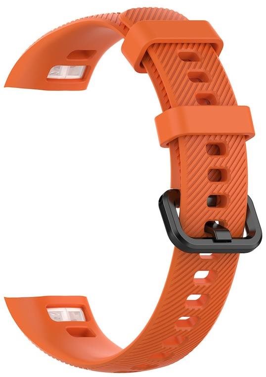 BStrap Silicone Line na Honor Band 4, orange Remienok na hodinky
