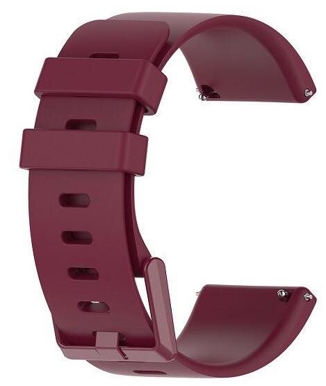 BStrap Silicone na Fitbit Versa/Versa 2 wine red, veľkosť L...