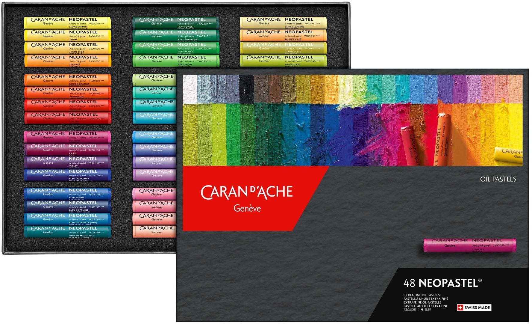 CARAN D'ACHE Neopastel 48 farieb Olejové pastely
