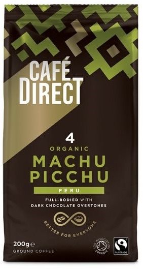 Cafédirect BIO Machu Picchu SCA 82 mletá káva 200 g Káva