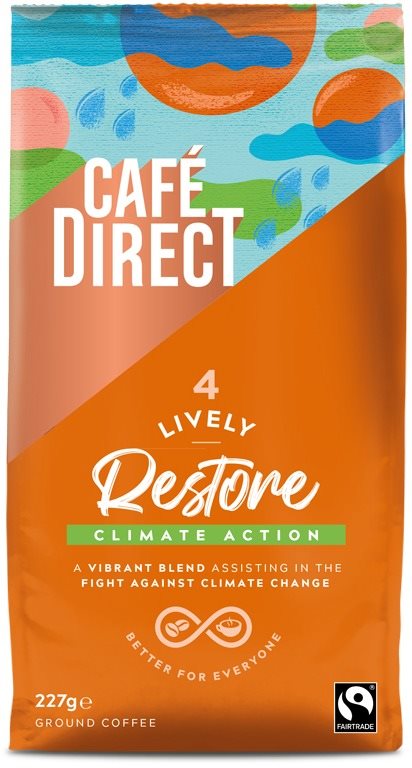 Cafédirect Lively mletá káva s tónmi karamelu 200 g Káva