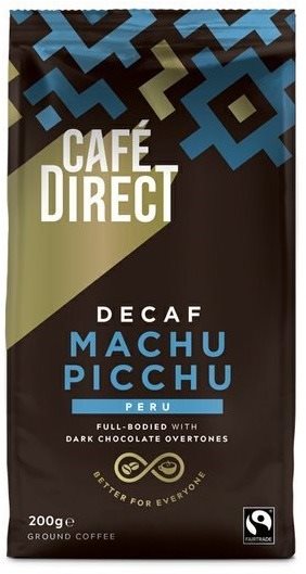 Cafédirect Machu Picchu SCA 82 mletá káva bez kofeínu 200 g Káva