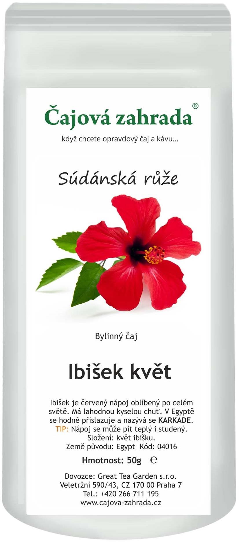 Čajová záhrada Ibištek kvet Čaj