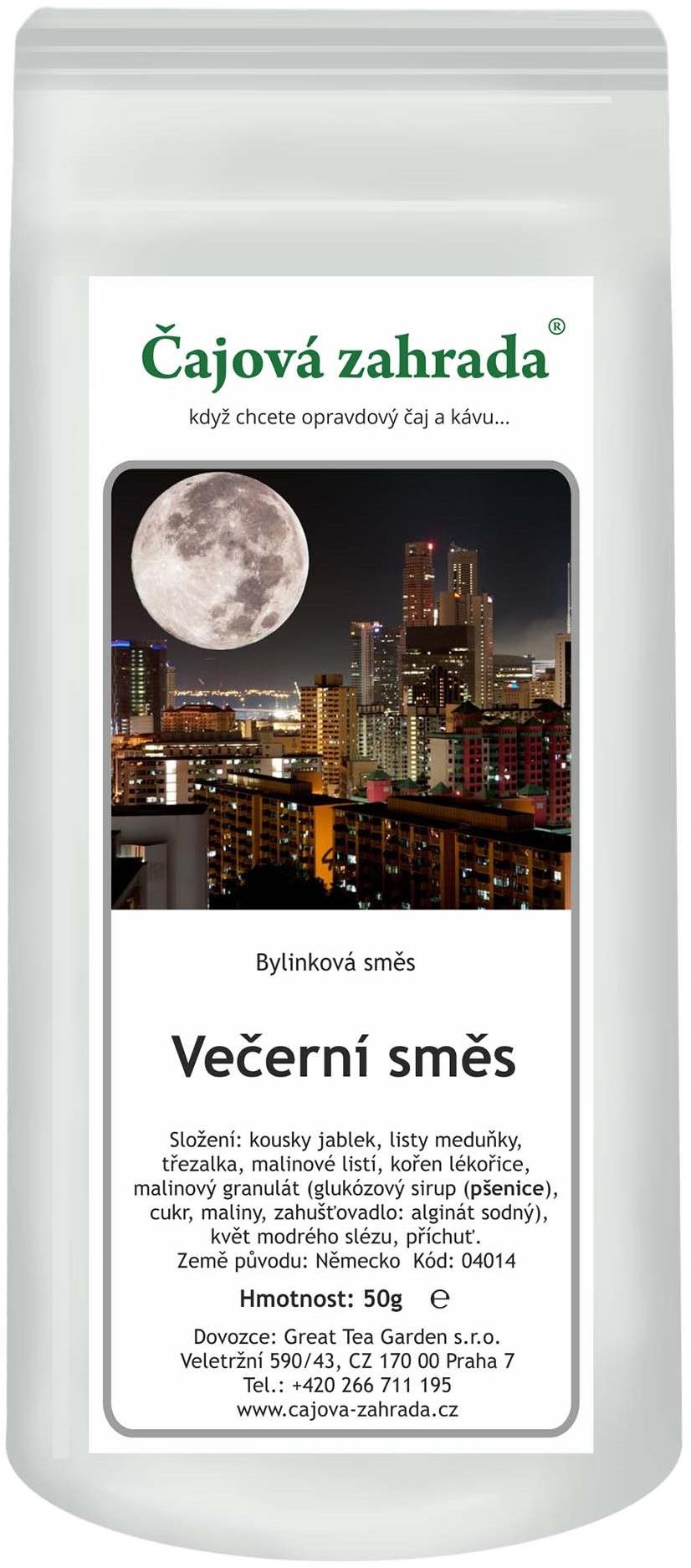 Čajová záhrada Večerná zmes Čaj