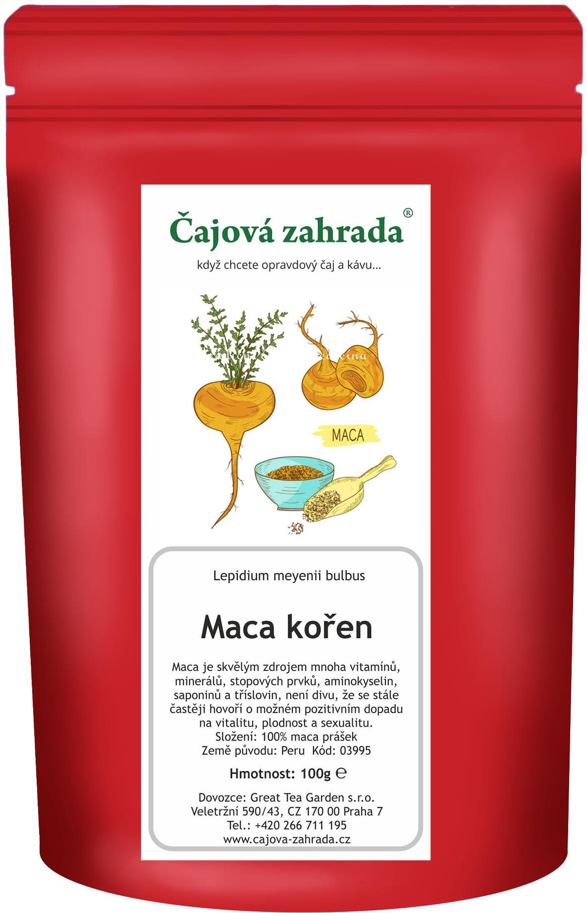 Čajová záhrada Maca koreň prášok 100 g Čaj