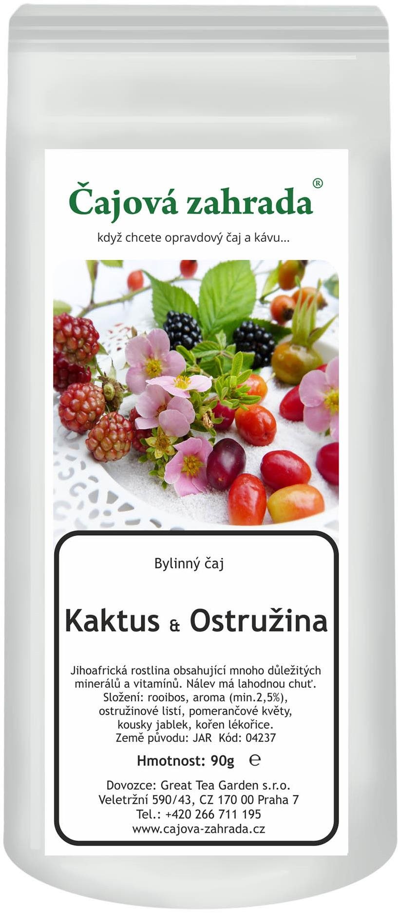 Čajová záhrada Rooibos Kaktus & Černica 90 g Čaj