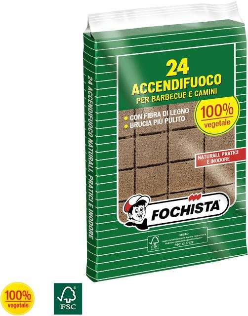 Fochista Podpaľovač BIO drevený F02 Podpaľovač