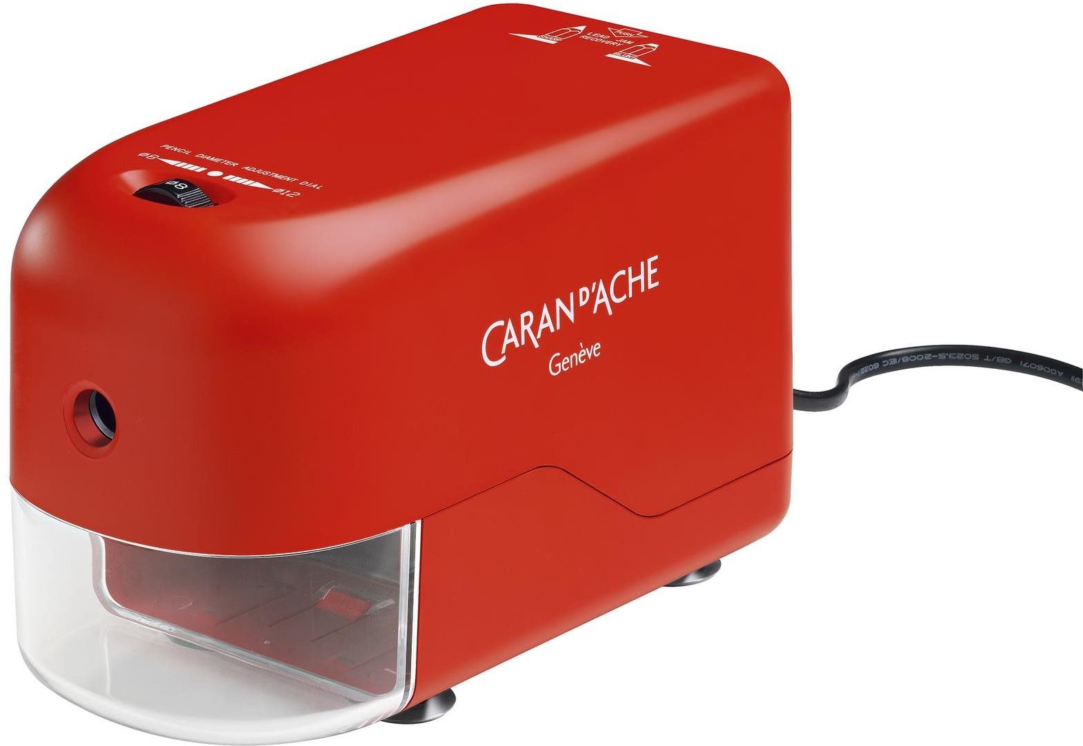 CARAN D'ACHE Elektrischer Anspitzer rot 8 - 12 mm Anspitzer